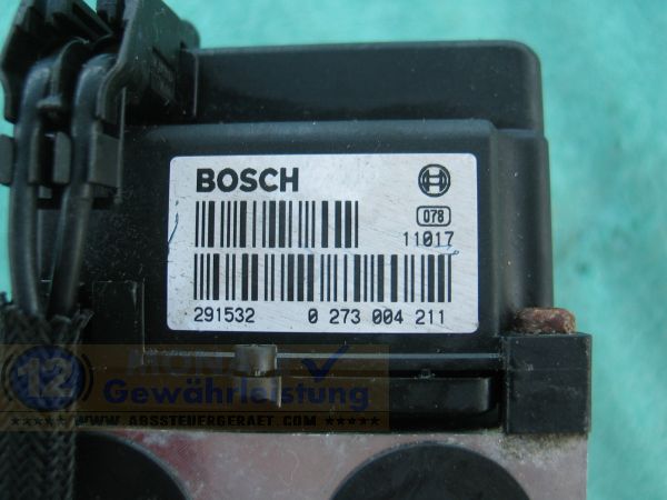 ABS Steuergerät 0273004211 7D0614111B Bosch 0265220432 VW T4