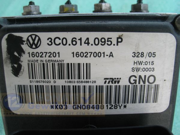 ABS/ESP Pump Passat 3C0.614.095.P VW 3C0614109A