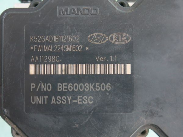 ABS Pump 58910-2K760 BH6013K513 C34 BE6003K506 Kia Soul
